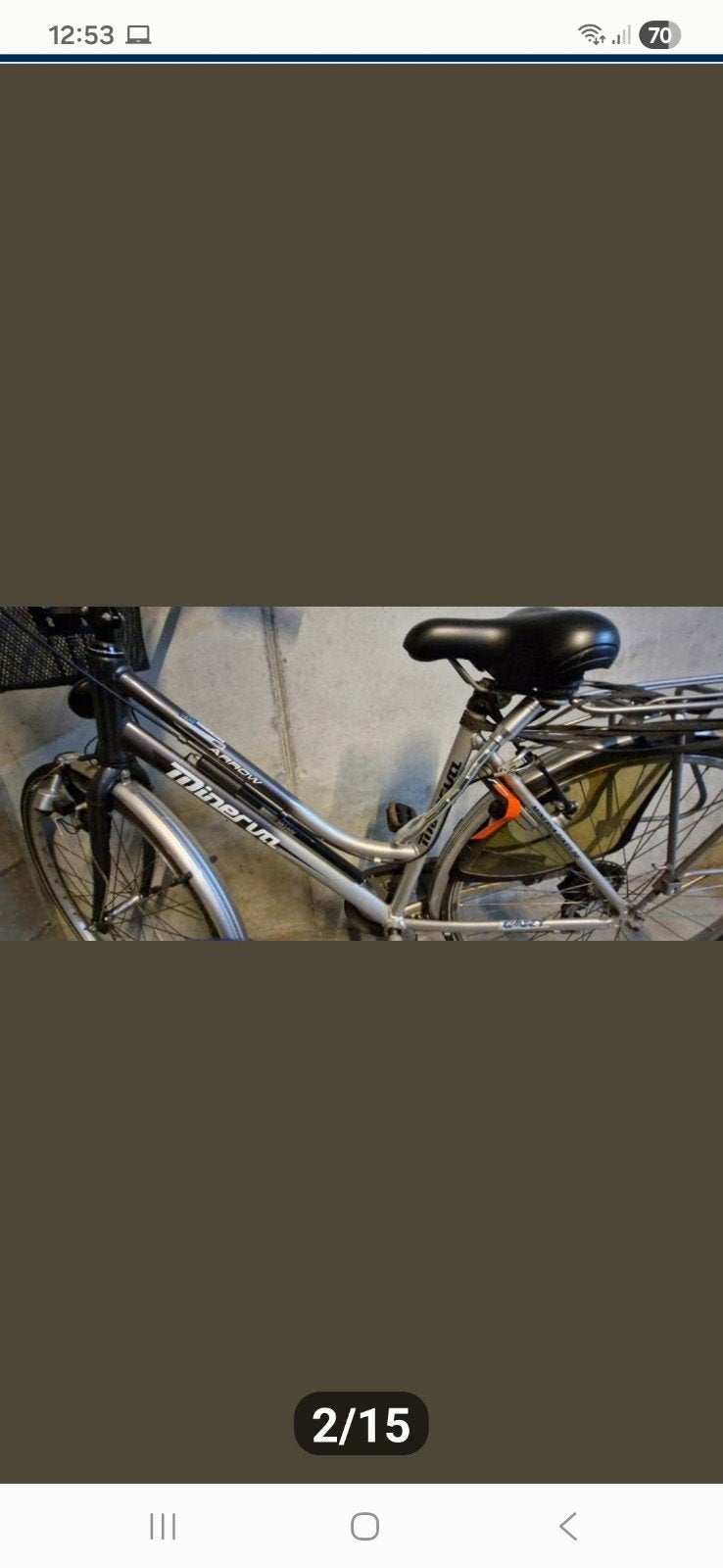 Minerva damesfiets met 7 versnellingen., Ophalen, Versnellingen