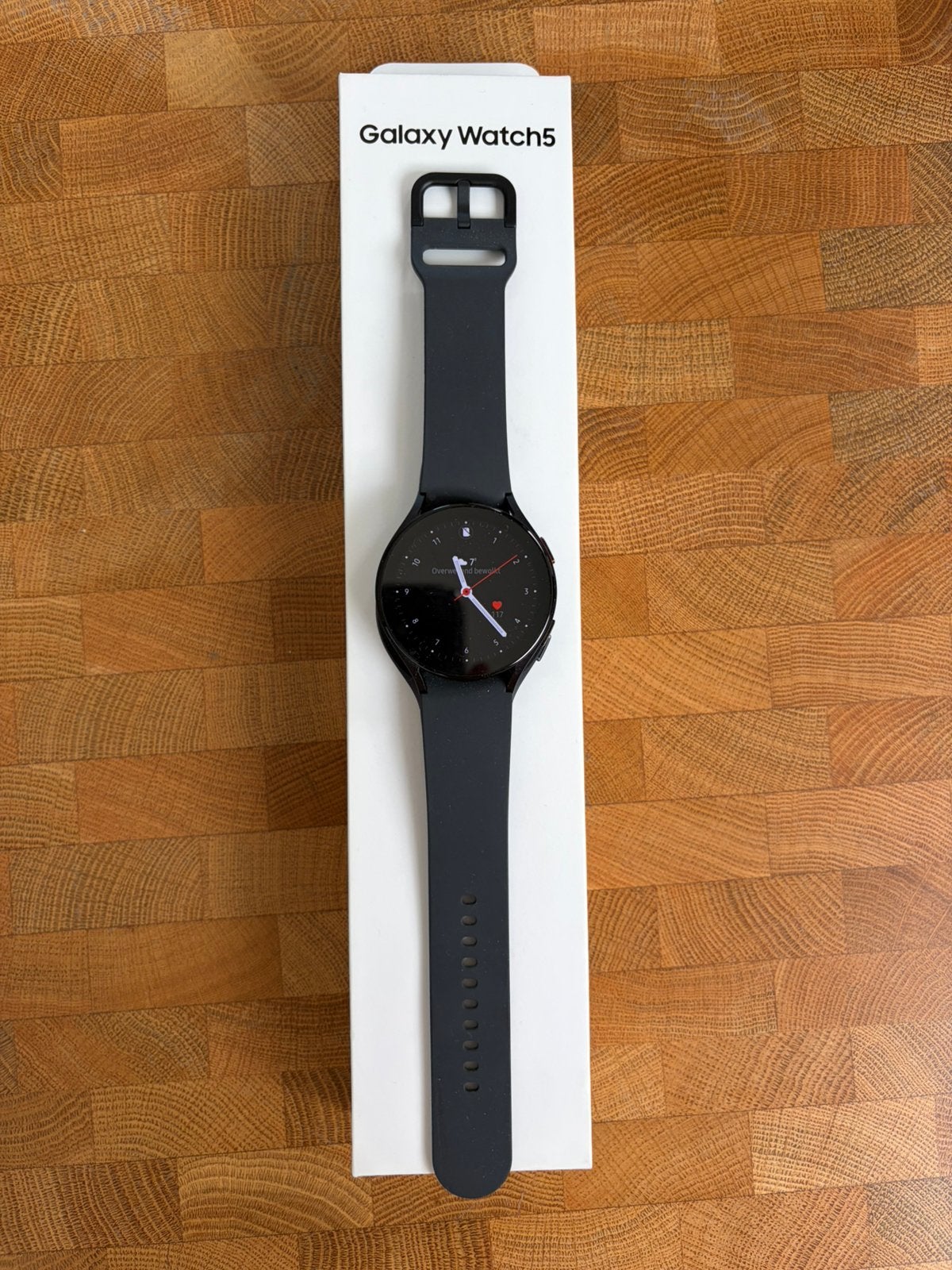 Samsung Galaxy Watch 5, Handtassen en Accessoires, Smartwatches, Ophalen, Zo goed als nieuw, Zwart, Android