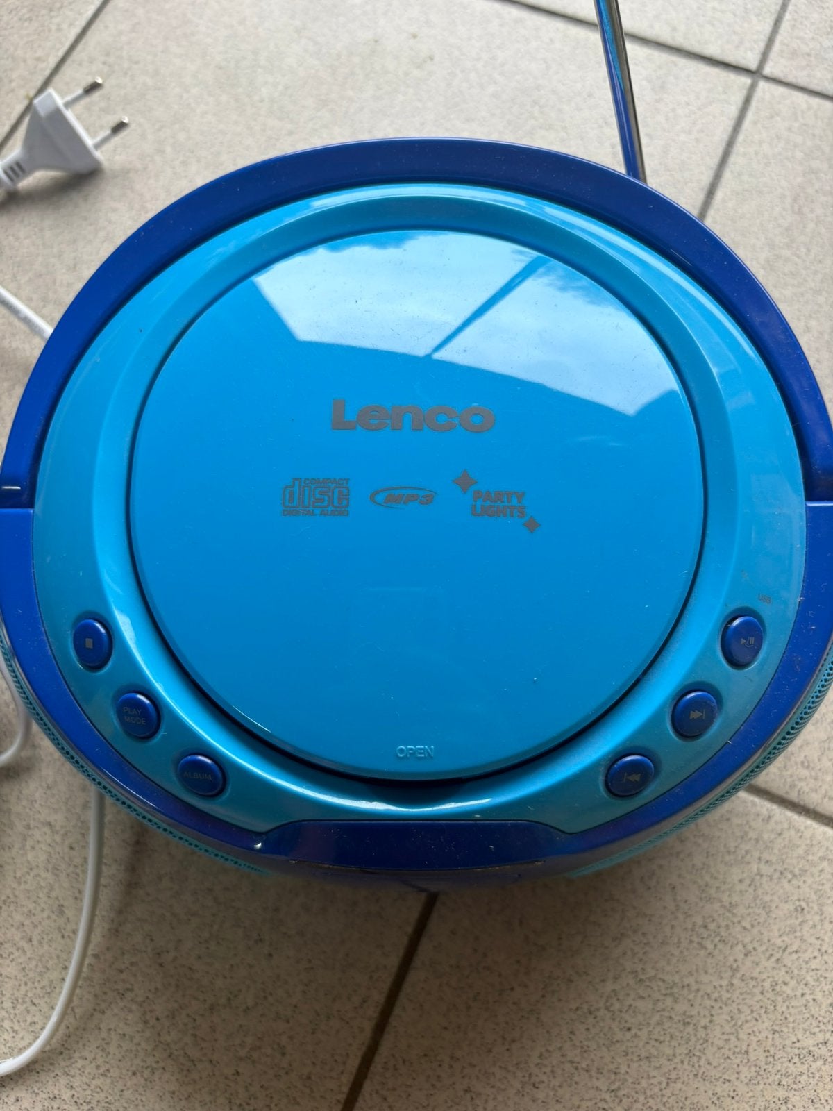 CD-speler/radio LENCO met micro, Enlèvement, Comme neuf