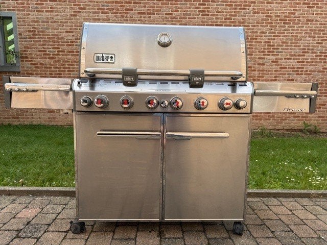 Barbecue WEBER SUMMIT S670 - Inox, Jardin & Terrasse, Enlèvement, Utilisé, Weber