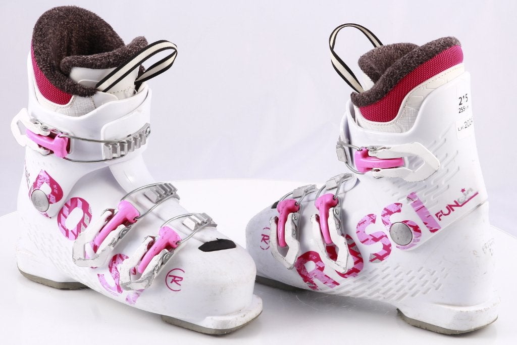 28; 30; 30,5; 31 EU kinderskischoenen ROSSIGNOL FUN GIRL 3, Gebruikt, Verzenden, Rossignol, Schoenen