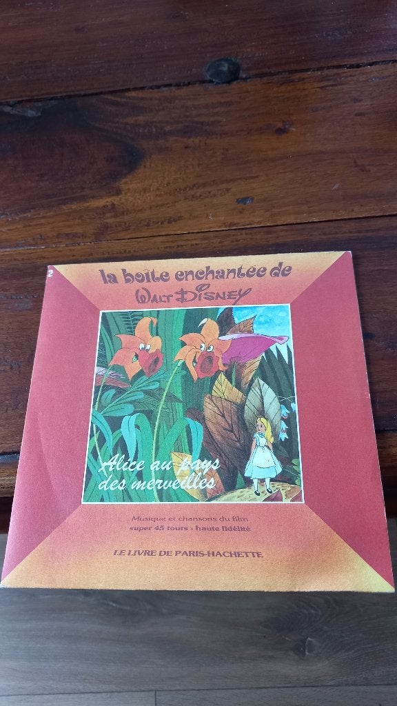 Vinyl (45t) disney  "alice au pays des merveilles ", Verzamelen, Disney, Ophalen, Zo goed als nieuw, Overige typen