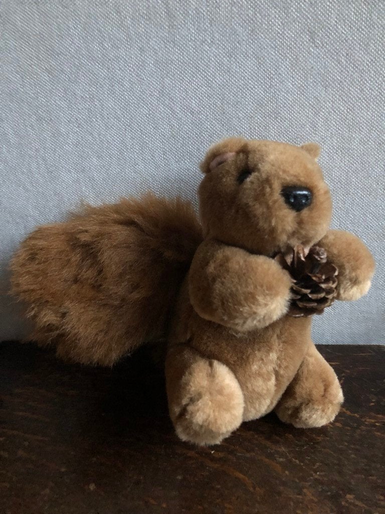 knuffel pluche eekhoorn, Ophalen of Verzenden
