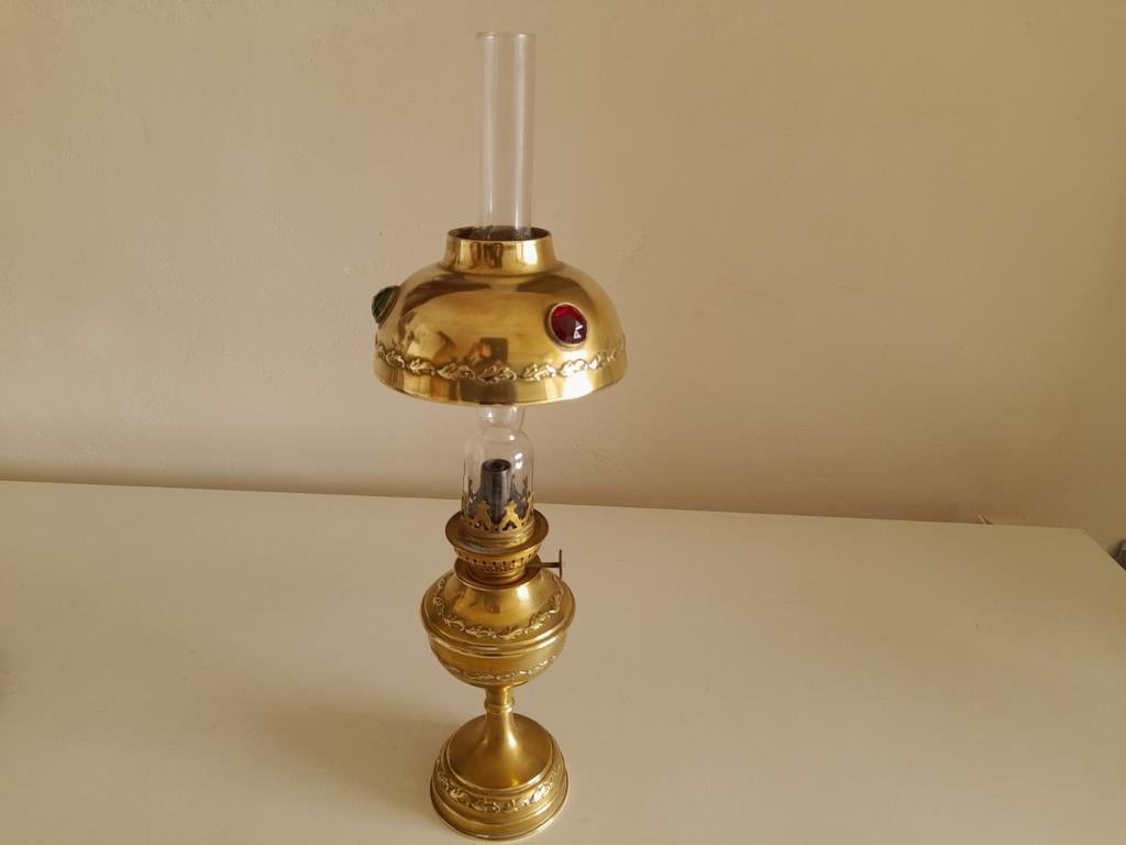 Olielamp, Ophalen