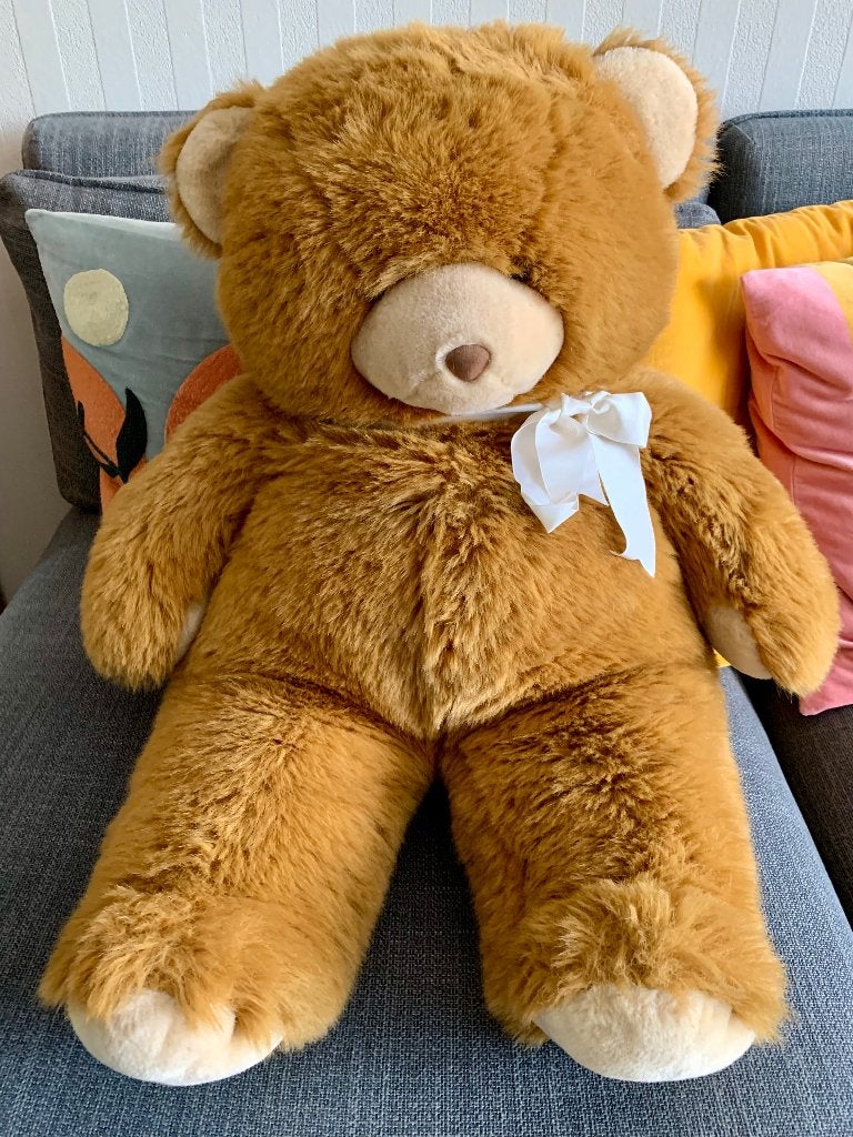 Ours en peluche XL, Enfants & Bébés, Jouets | Peluches, Brun, Enlèvement ou Envoi, Autres marques, Grand (plus de 80 cm)