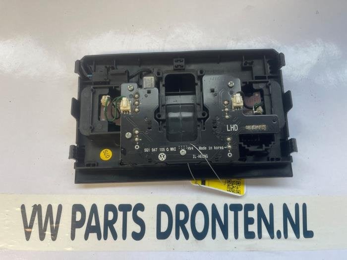 Eclairage intérieur avant d'un Volkswagen Golf, Volkswagen, -, 3 mois de garantie, Utilisé