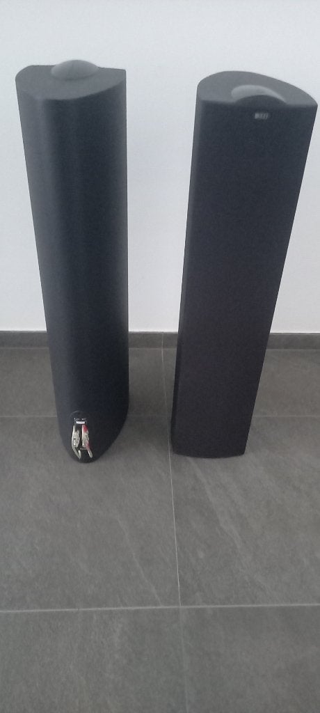 KEF iq90, TV, Hi-fi & Vidéo, Enceintes, Comme neuf, Enceinte colonne, 150 watts ou plus, KEF, Enlèvement
