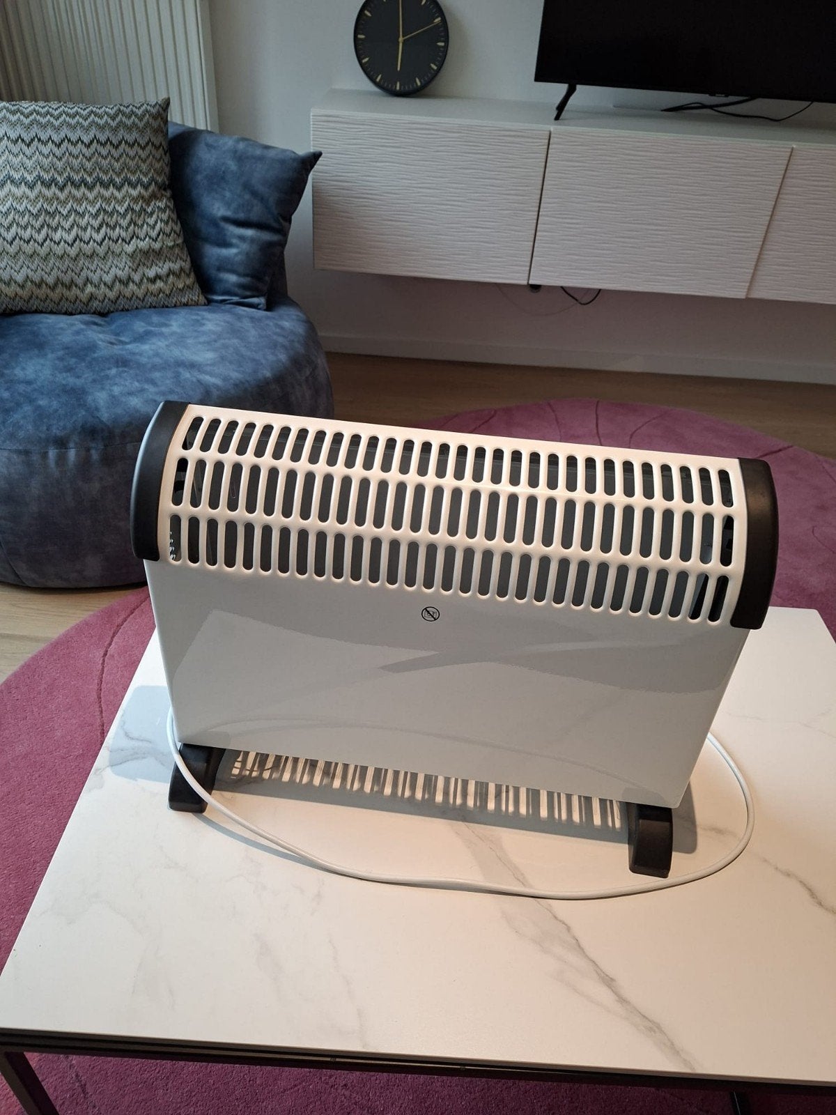 Compact Electrisch convectorvuurtje, Huis en Inrichting, Ophalen, Overige soorten, Elektrisch, Zo goed als nieuw