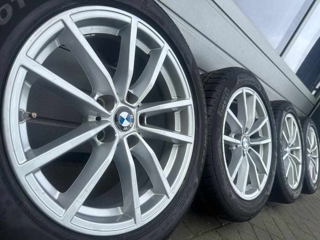 17 inch BMW 3 4 serie G20 G21 G22 G23 i4 velgen winterbanden, Gebruikt, -, -, Banden en Velgen
