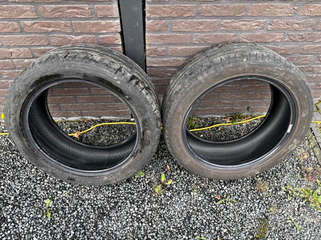 Dunlop 225/45/17, Ophalen, Gebruikt, 17 inch, Band(en)