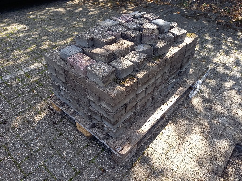 betonklinkers, Tuin en Terras, Ophalen, Gebruikt, Klinkers, Minder dan 5 m²
