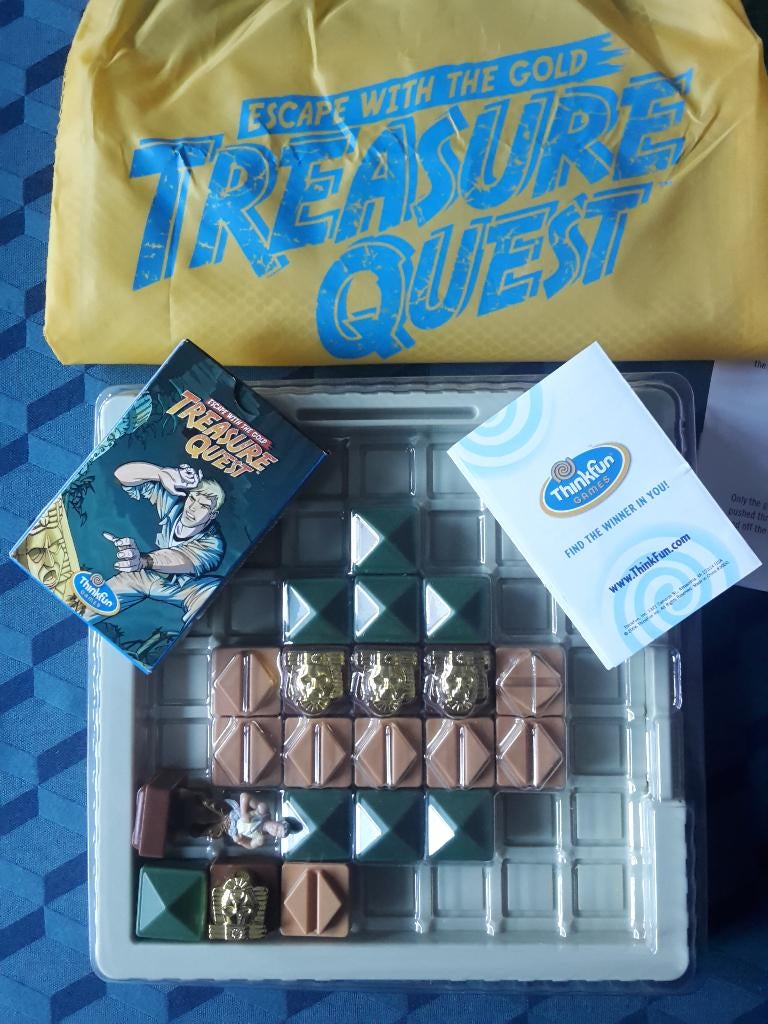 Nieuw solo spel Treasure Quest, Thinkfun, volledig, 6+, Hobby en Vrije tijd, Een of twee spelers, Ophalen of Verzenden, Nieuw