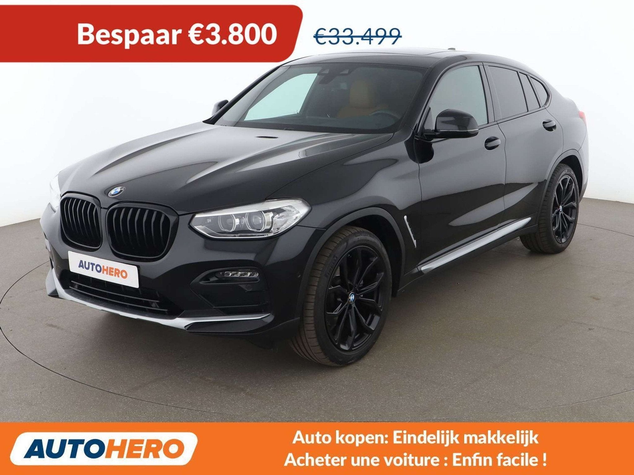 BMW X4 xDrive 20d xLine (bj 2020, automaat), Auto's, BMW, Automaat, Euro 6, Zwart, Leder