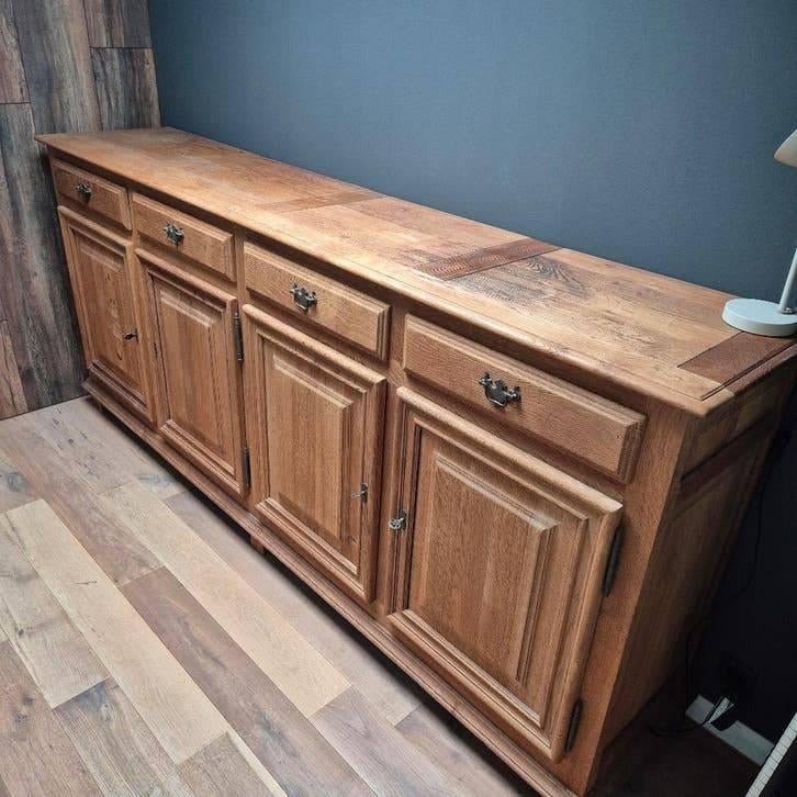Dressoir eik, Huis en Inrichting, Ophalen, Gebruikt, Met deur(en), Eikenhout