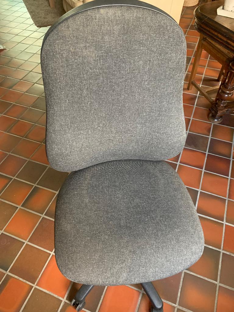 Donkergrijze bureaustoel, Gris, Enlèvement, Utilisé, Chaise de bureau