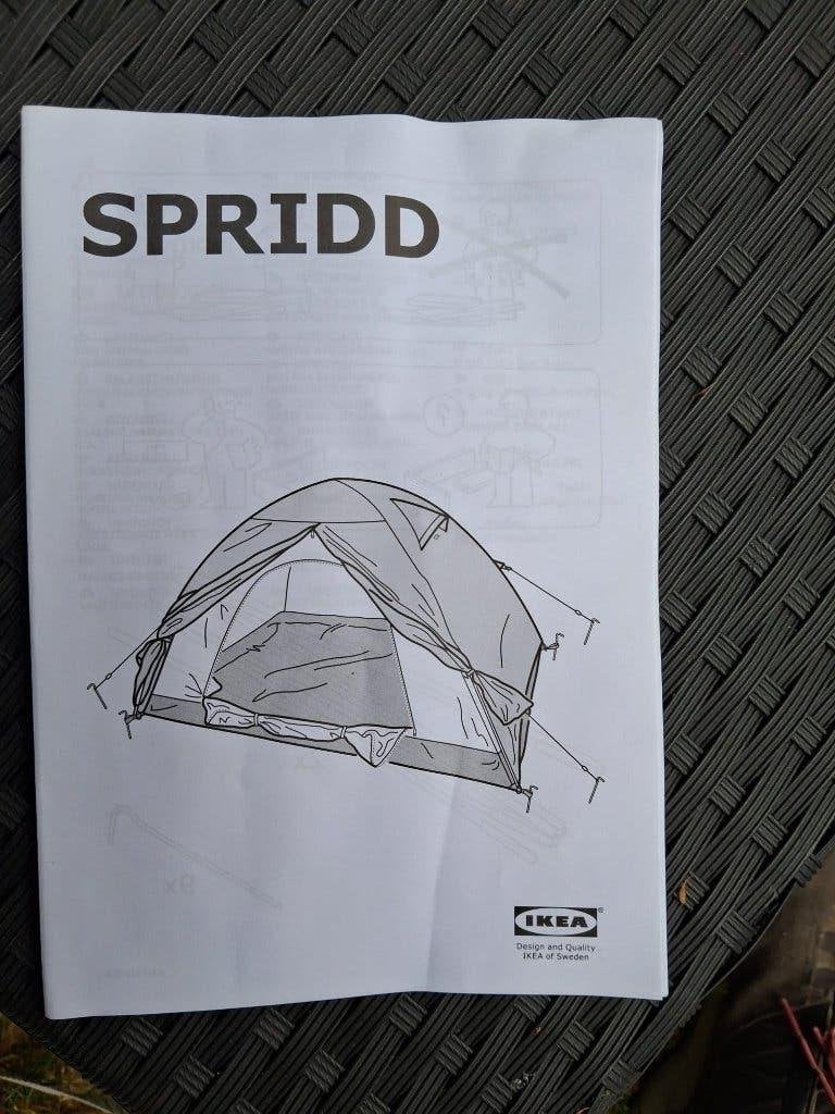 Tent Spridd, Caravans en Kamperen, Ophalen, Zo goed als nieuw, Tot en met 2