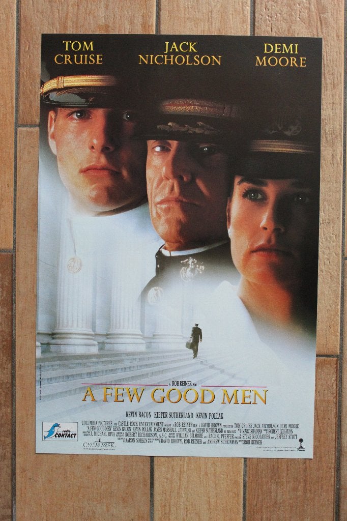 filmaffiche Tom Cruise A Few Good Men filmposter, Enlèvement ou Envoi, Rectangulaire vertical, A1 jusqu'à A3, Comme neuf