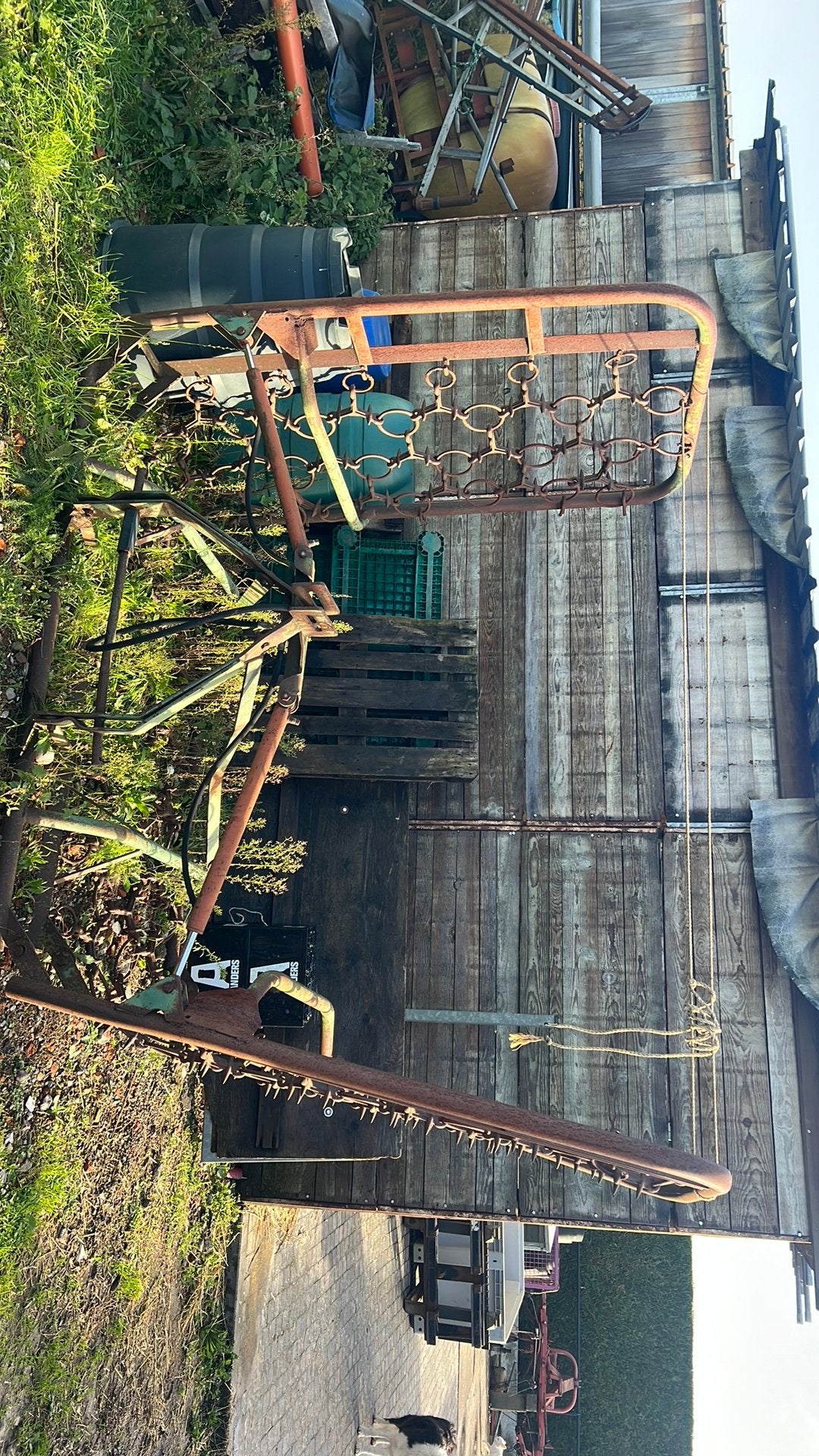 Hydraulische weidesleep, Zakelijke goederen, Ophalen, Veehouderij, Grondbewerking