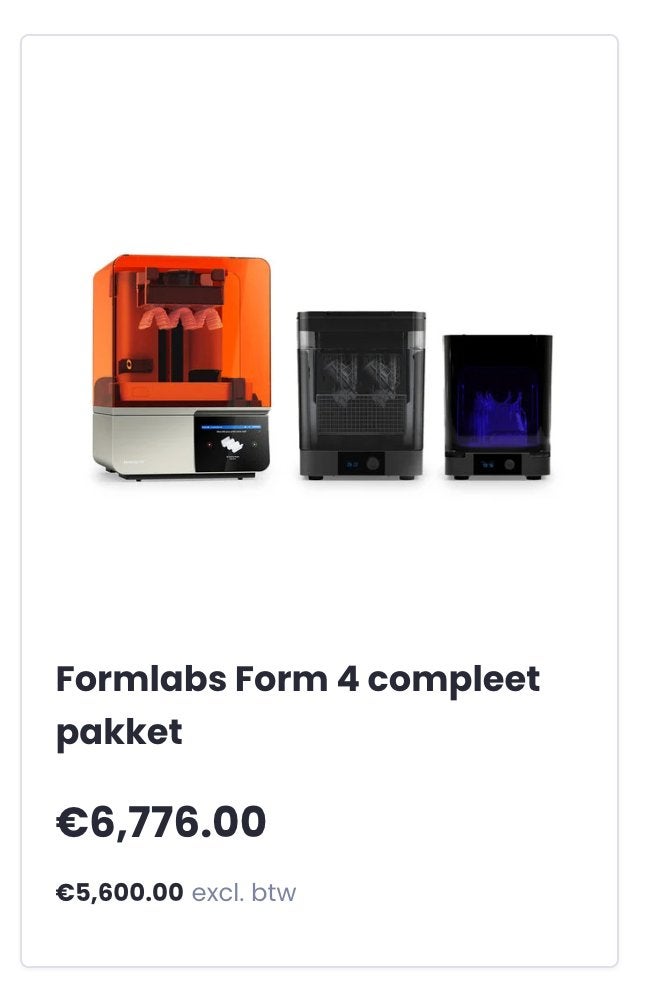 Formlabs 4 Compleet, Informatique & Logiciels, Neuf, Résine, Formlabs, Enlèvement