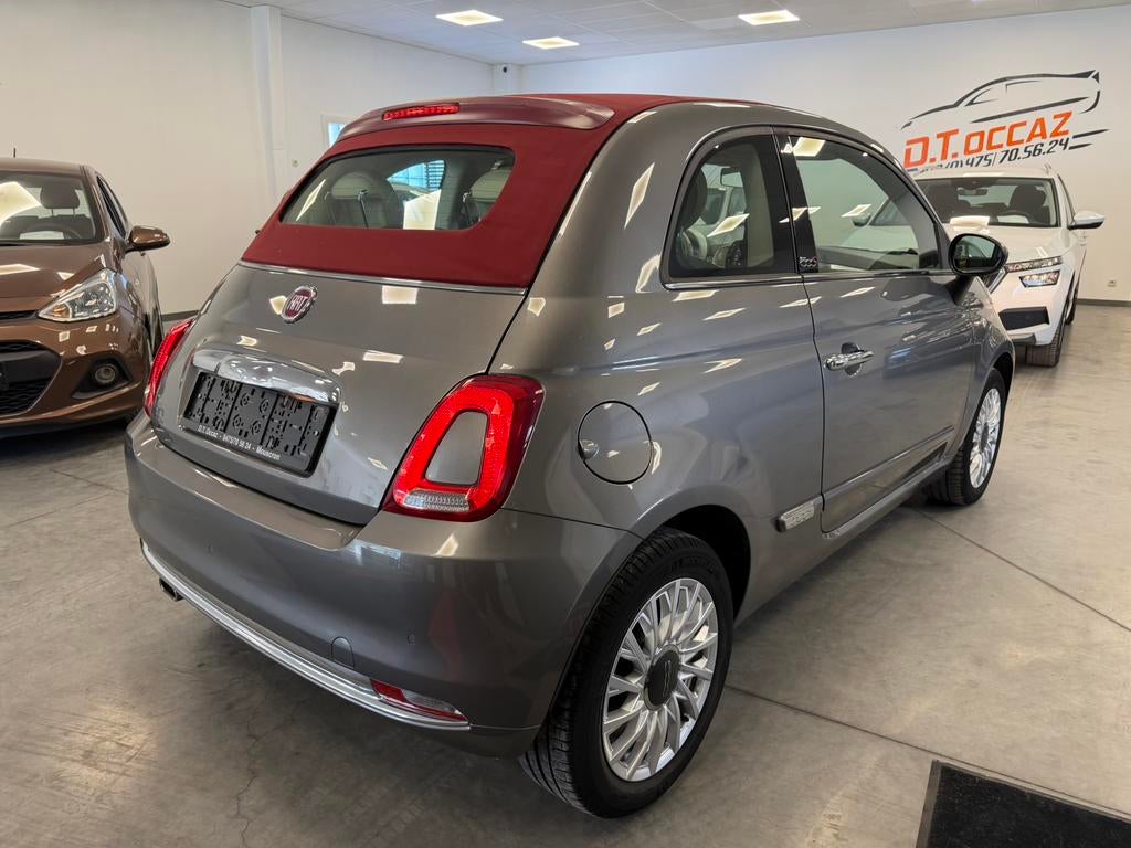 Fiat 500C 1.2i Lounge, 1242 cm³, Argent ou Gris, Achat, Euro 6