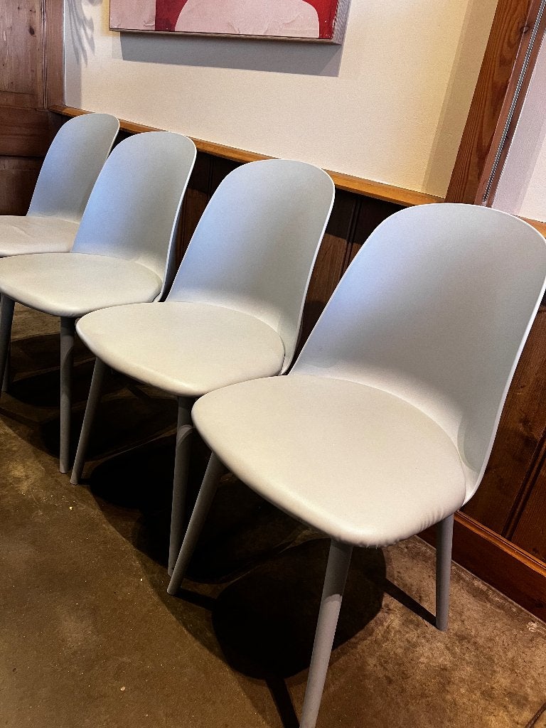 Stoelen, Huis en Inrichting, Stoelen, Ophalen, Zo goed als nieuw, Grijs