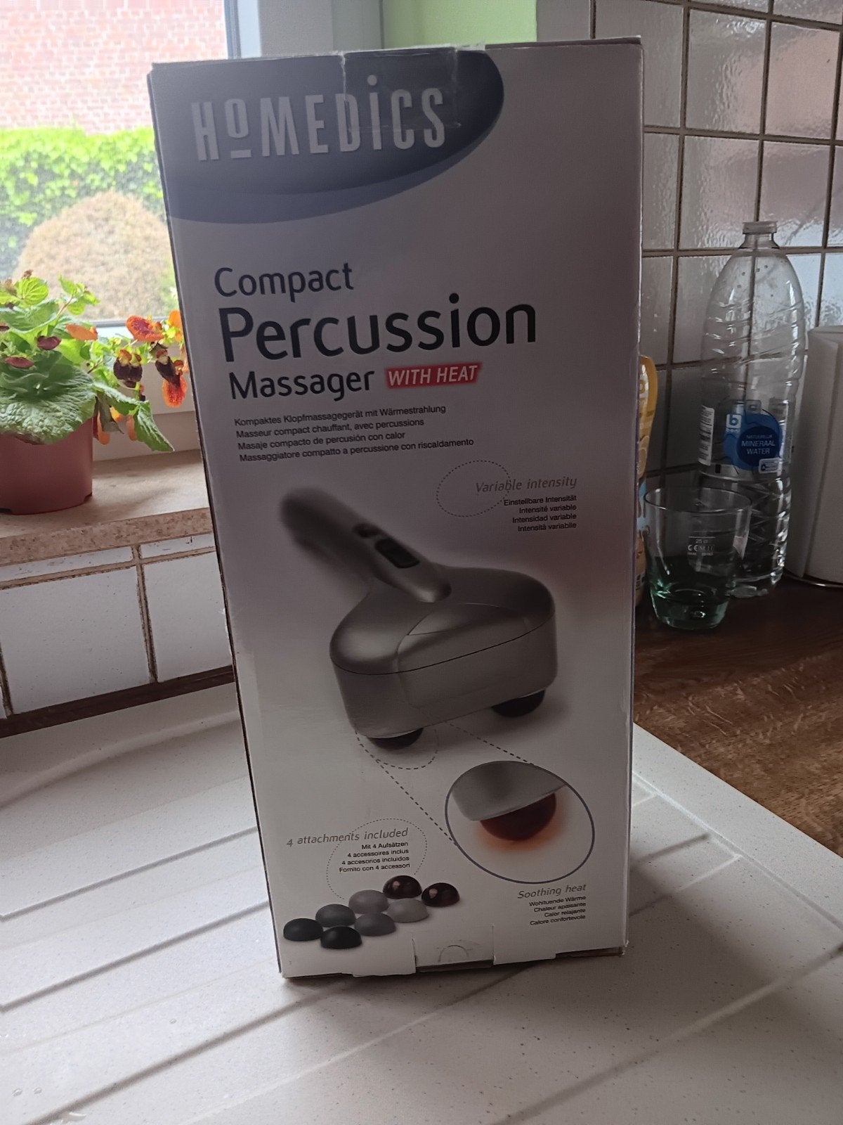 masseur complet chauffant avec percussions., Enlèvement