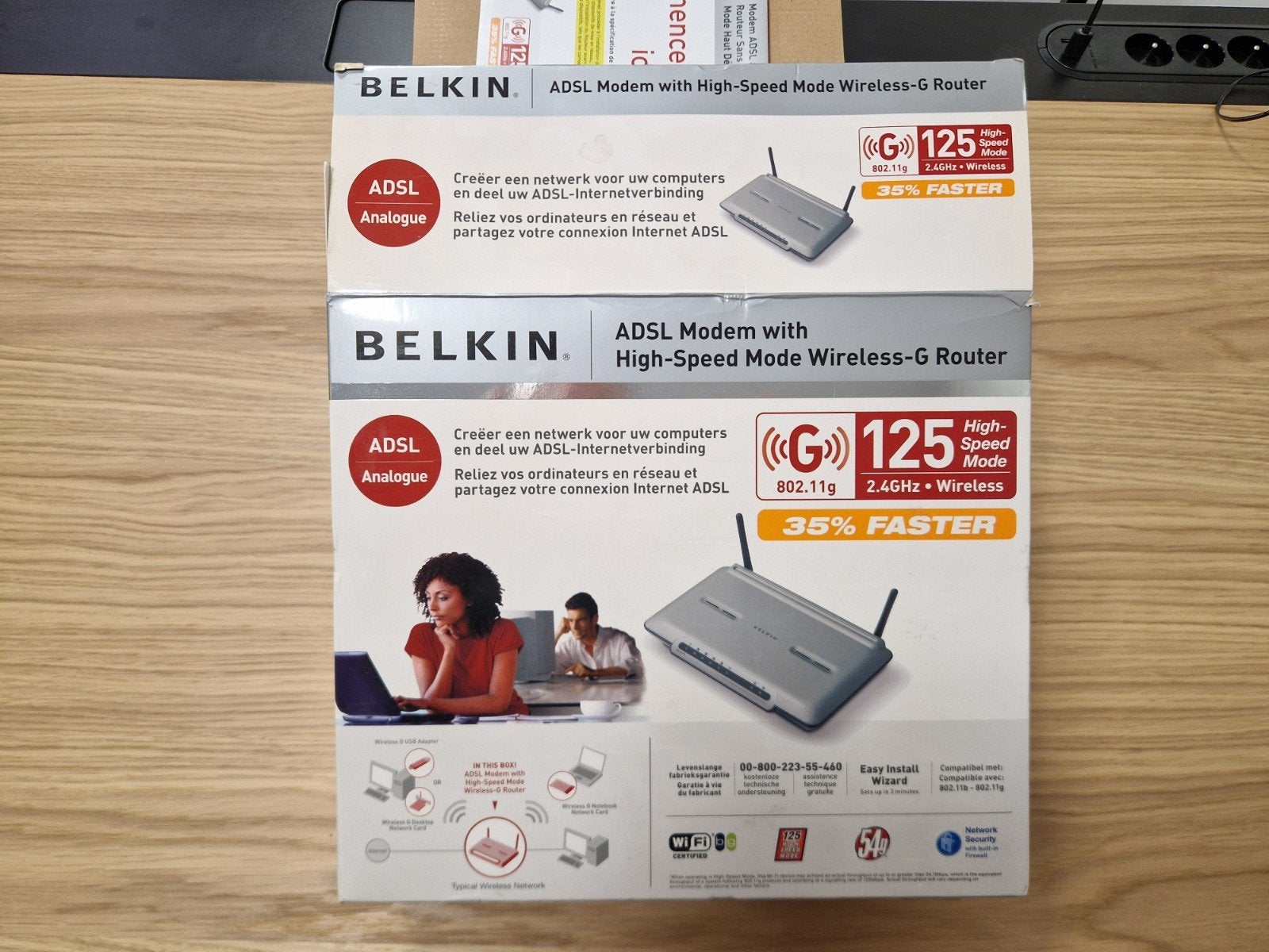 Modem-routeur ADSL Belkin Wireless-G avec boîte et alimentat, Informatique & Logiciels, Enlèvement ou Envoi, Routeur
