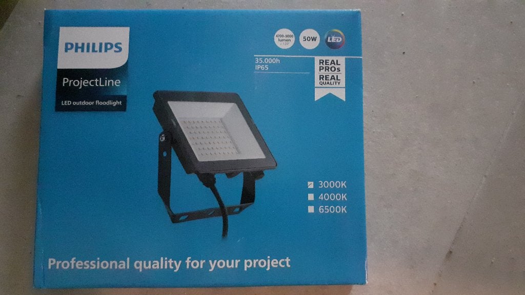 Projecteur LED Philips Projectline, Neuf, 50 à 250 watts, Enlèvement ou Envoi, Appliques murales