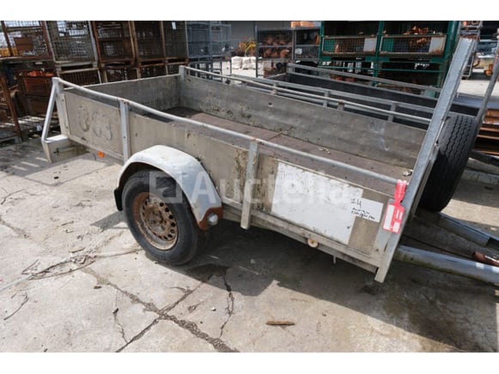 Remorque simple essieu 1300 kg De Caluwe A1301K