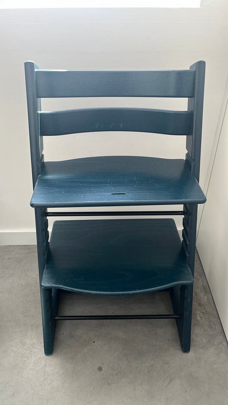 Trip trap stokke, Ophalen, Zo goed als nieuw, Meegroeistoel