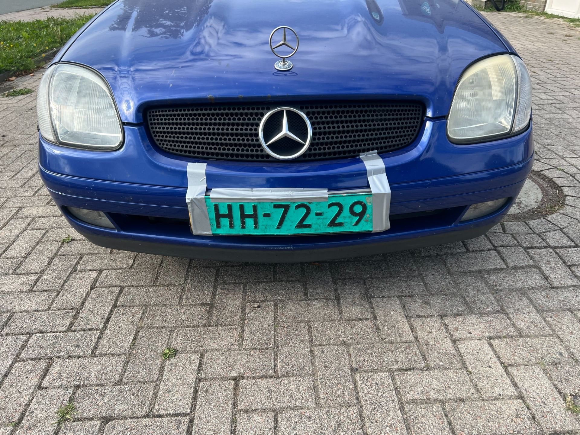 Pare-chocs avant bleu 352 pour Mercedes SLK R170 (1996-2000), Mercedes-Benz AG, Pare-chocs, Mercedes-Benz, Utilisé