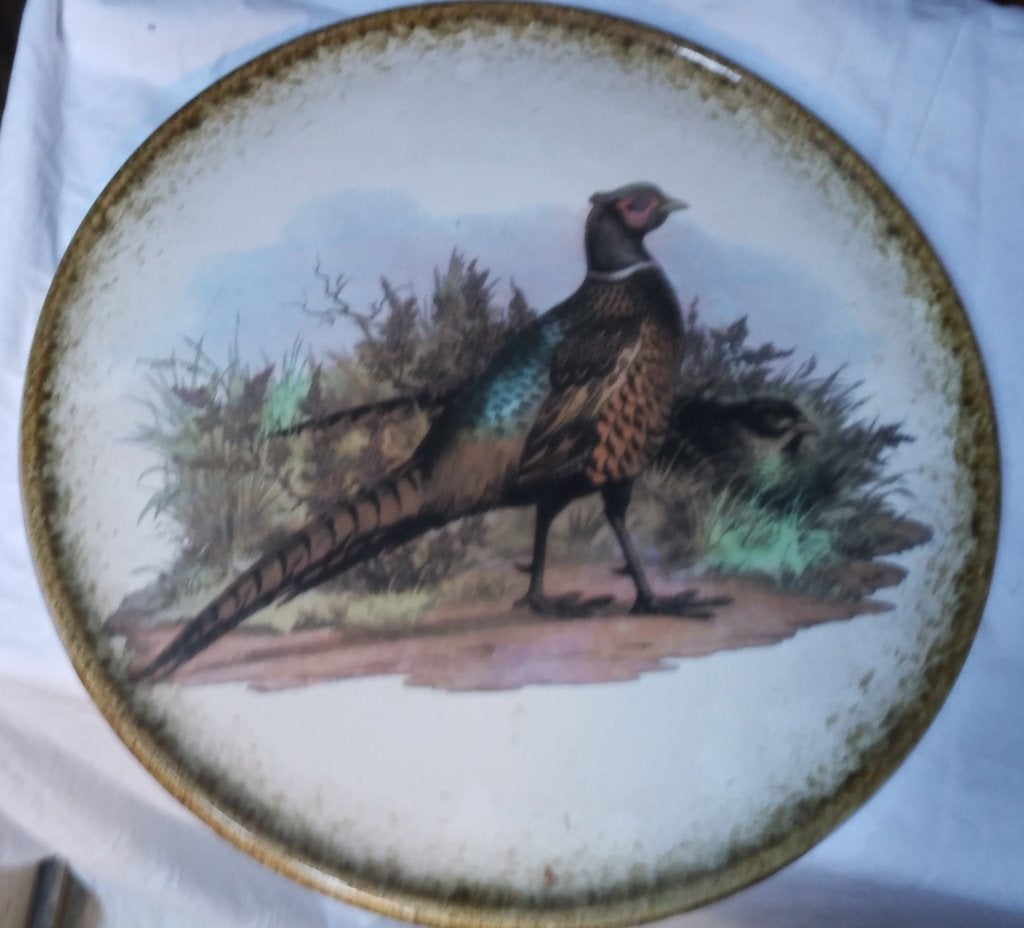 Assiette ou sous plat, Enlèvement ou Envoi, Comme neuf, Doré