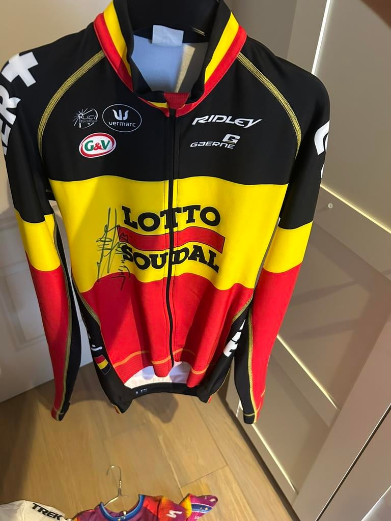 Jurgen VDB Lotto Soudal BK vest Tijdrijden !, Fietsen en Brommers, Verzenden, Zo goed als nieuw