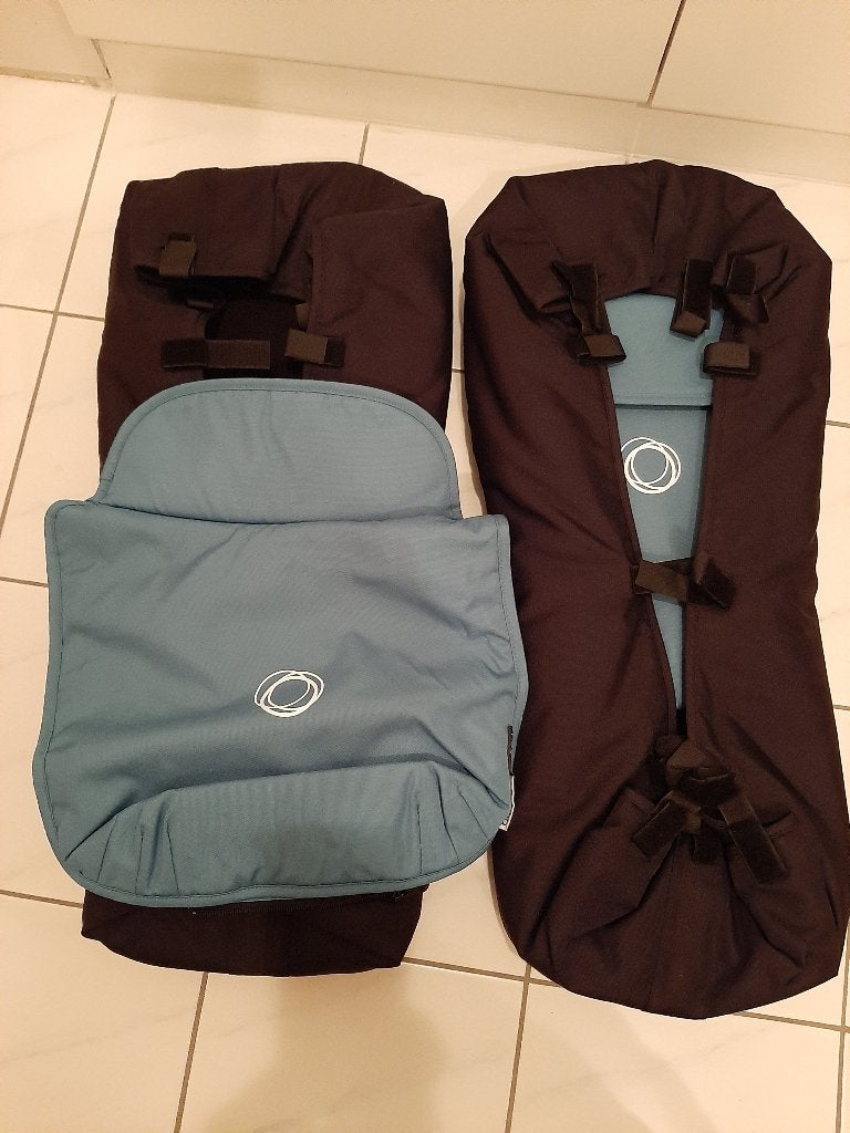 Bugaboo Donkey avec accessoires, Enfants & Bébés, Poussettes & Combinaisons, Poussette, Bugaboo, Voiture duo, Pneus, Avec nacelle
