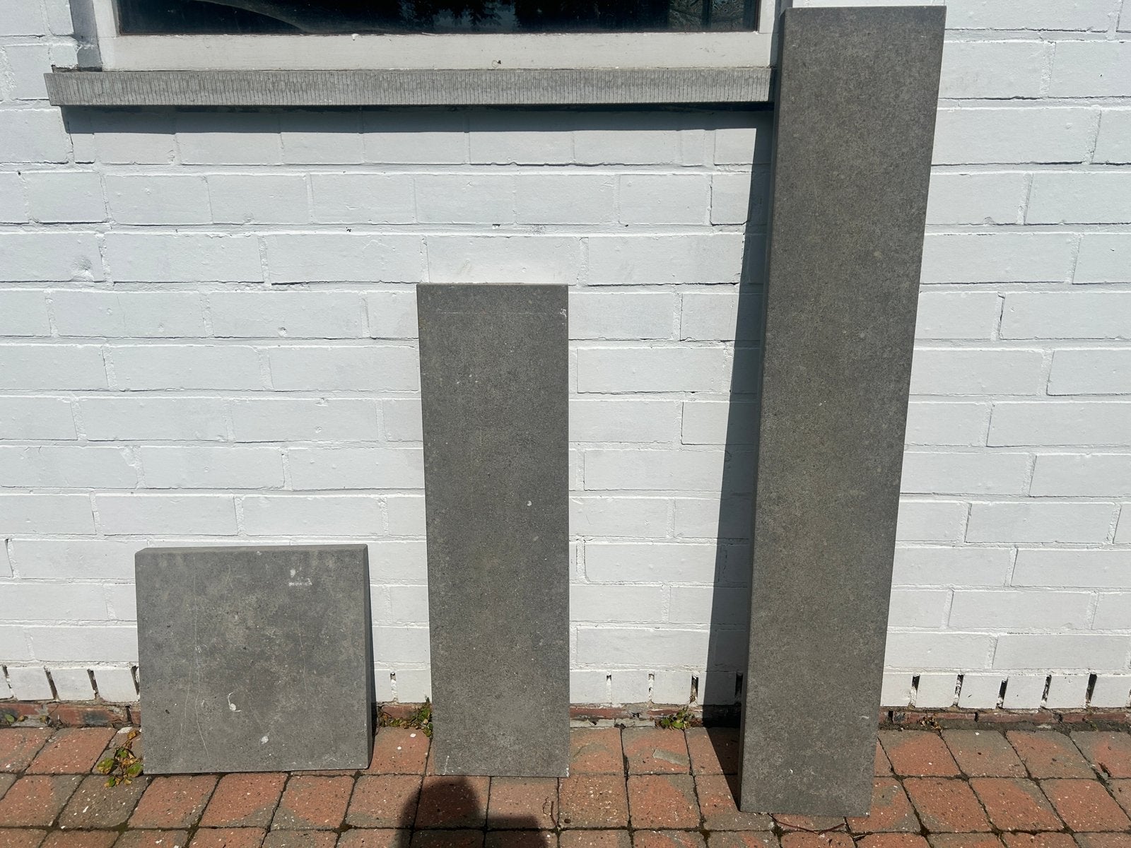 Blauwe Steen 20x, Tuin en Terras, Ophalen, Zo goed als nieuw, Overige vormen, Steen
