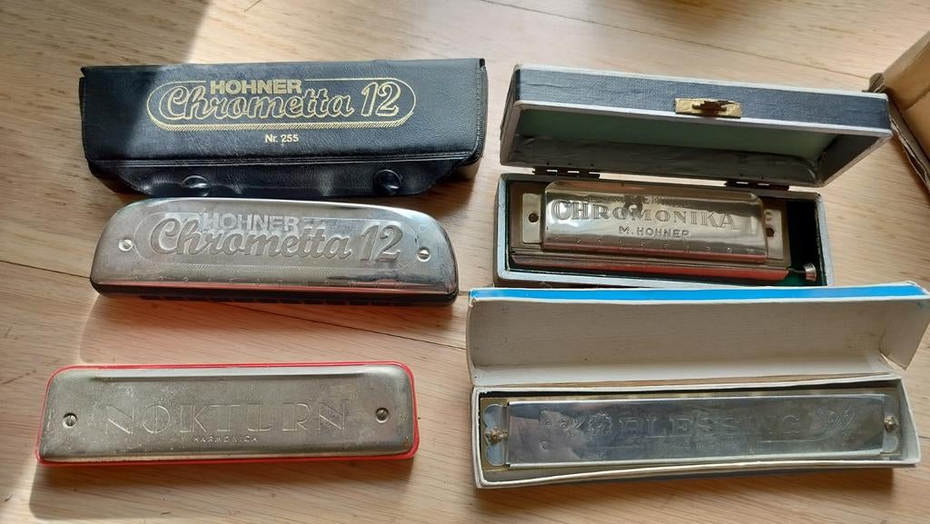 Mondharmonica hohner nokturn blessin, Muziek en Instrumenten, Ophalen of Verzenden