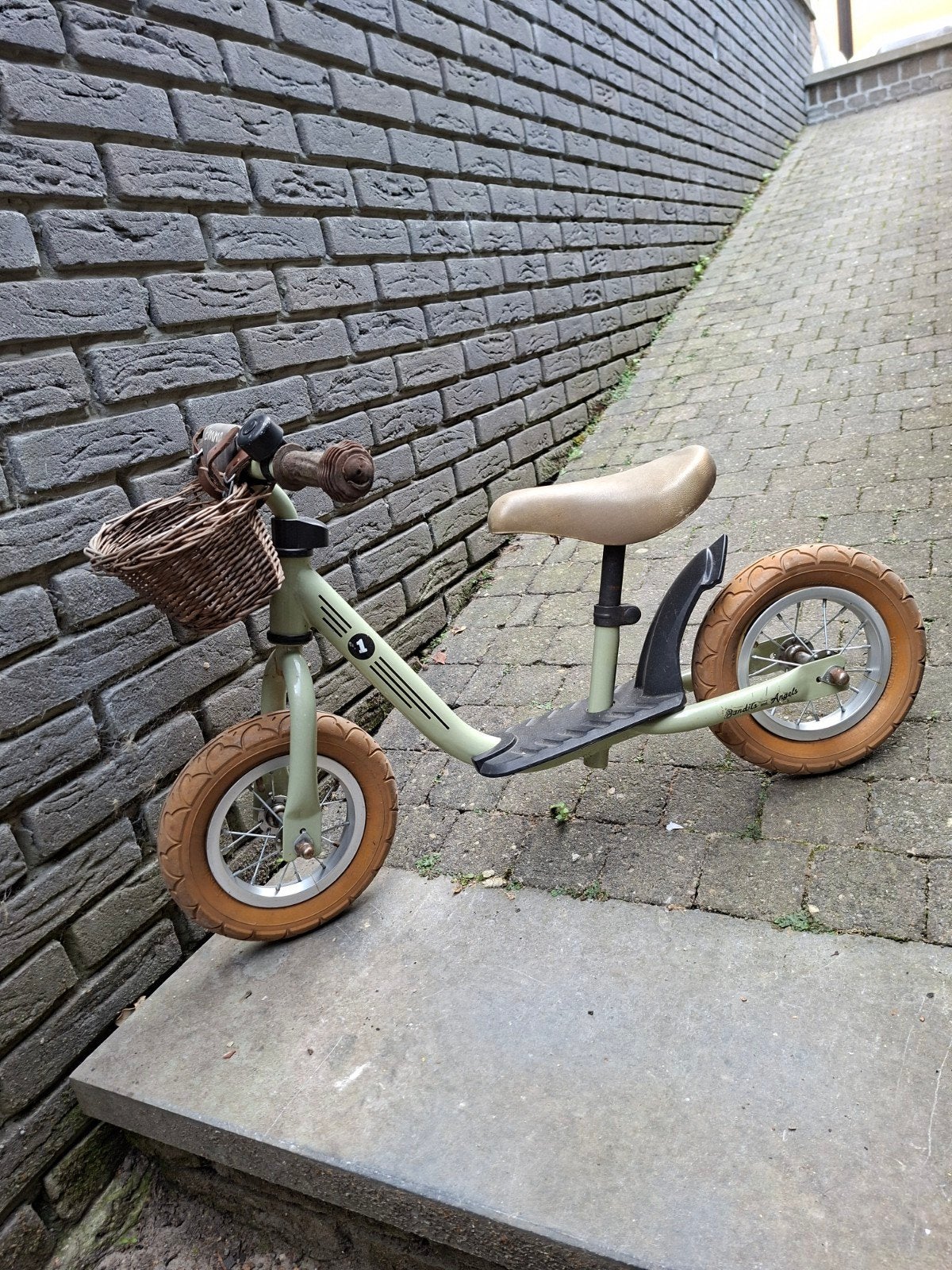 loopfietsje, Ophalen, Loopfiets