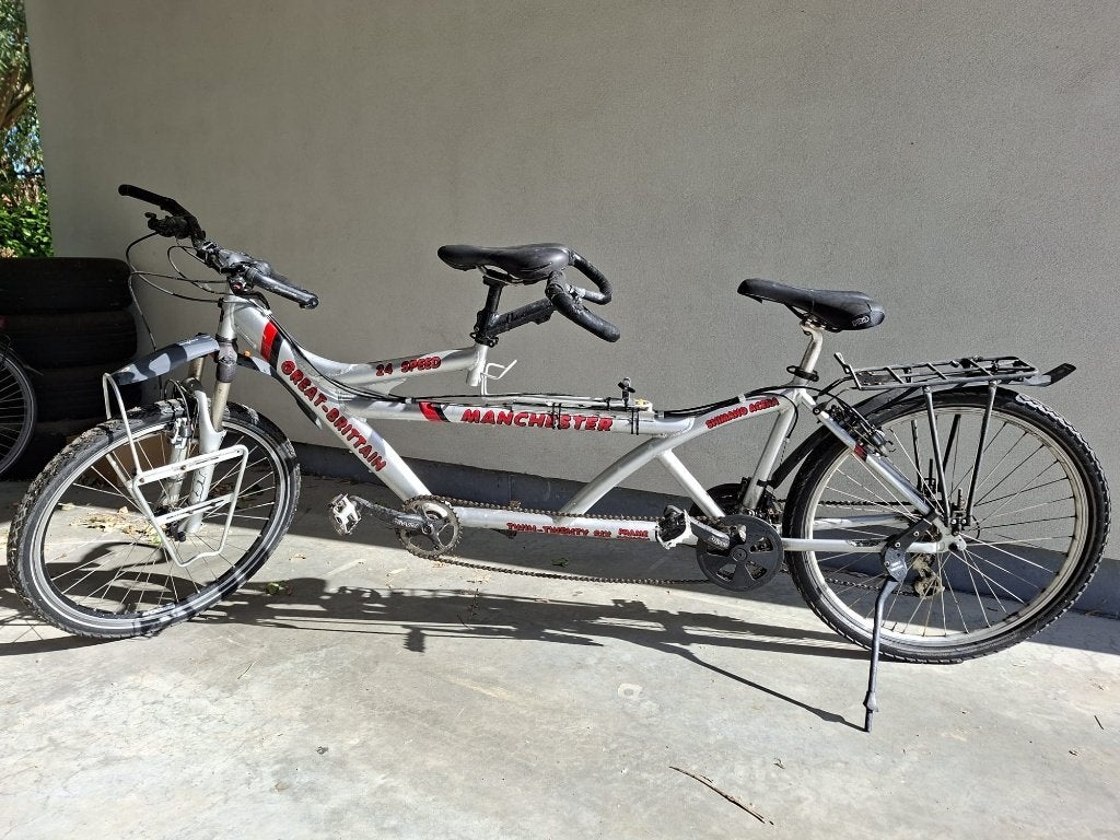Tandem, Fietsen en Brommers, Fietsen | Tandems, Ophalen, Manchester United, Gebruikt, Vering