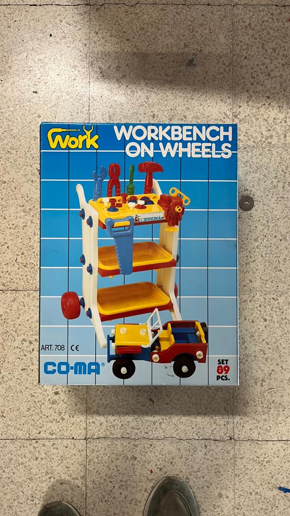 Vintage speelgoed werkbank, Enlèvement ou Envoi, Comme neuf
