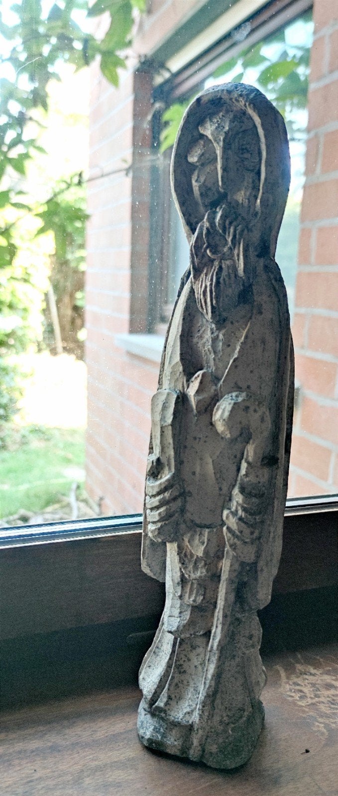 Heiligenbeeld, Pierre/céramique, Enlèvement ou Envoi, 38 cm, Massif