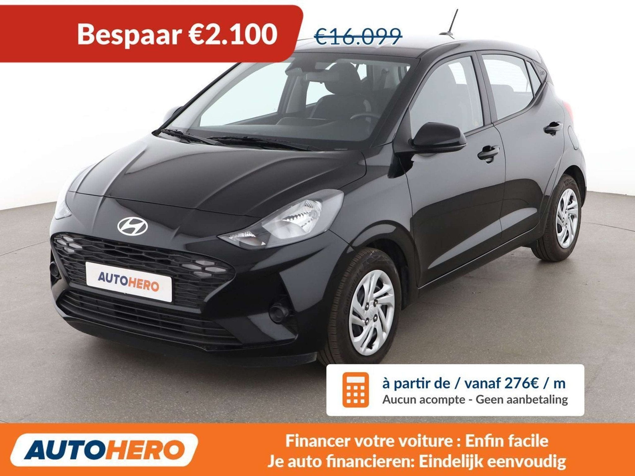 Hyundai i10 1.0 Go (année de construction 2023), Autos, Achat, 998 cm³, Euro 6, Noir