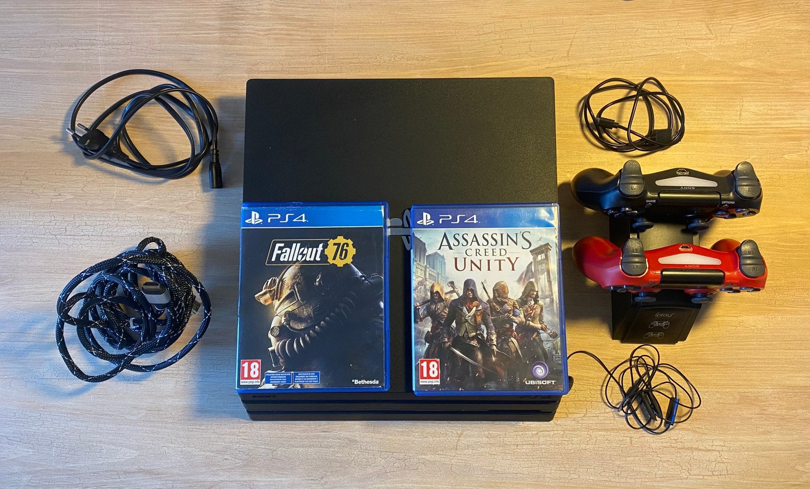 Playstation 4 Pro 1TB, Games en Spelcomputers, Met 2 controllers, Ophalen of Verzenden, 1 TB, Pro