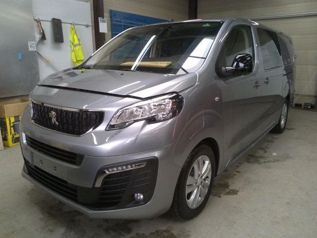 Peugeot e-Expert GBDC 75kWh L3 + Navi + Camera + Houten afw, Auto's, Monovolume, 136 pk, Expert Combi, Zilver of Grijs