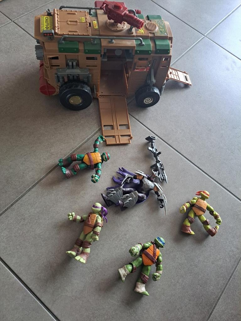 Teenage mutant ninja turtles, Ophalen