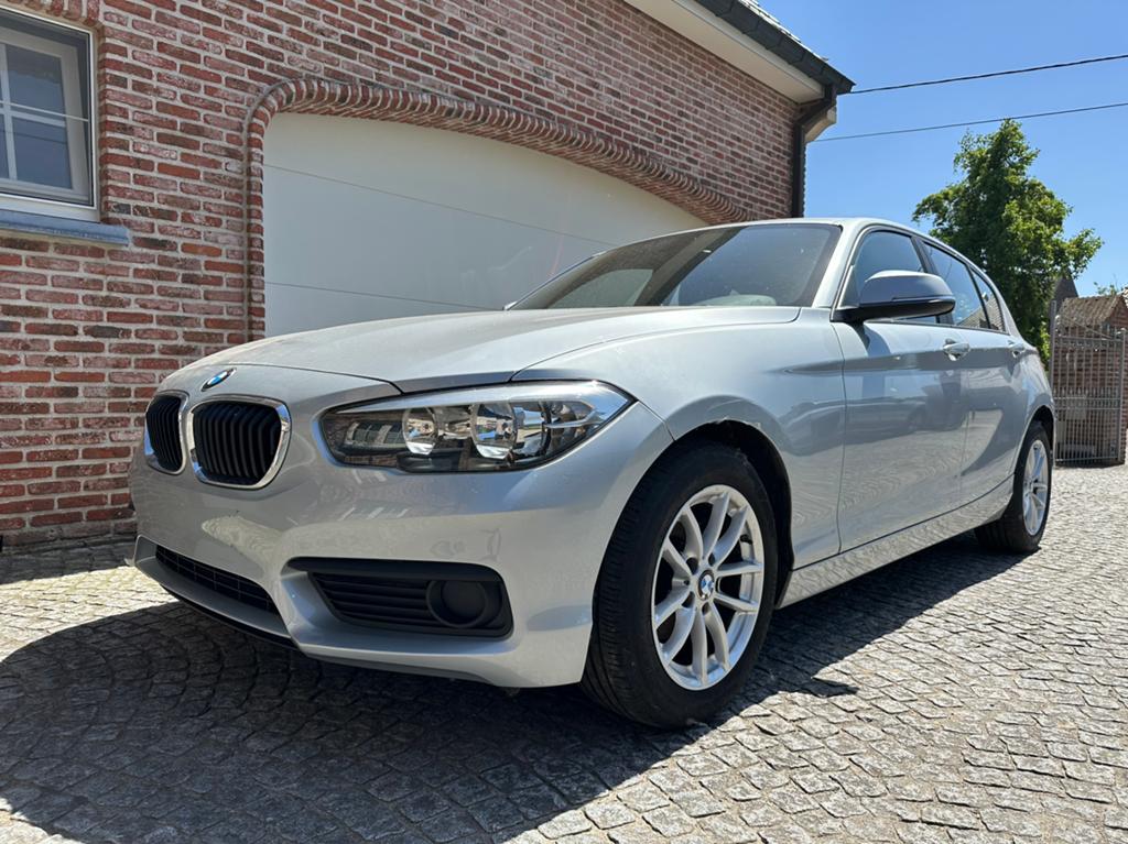 BMW 1-reeks te koop, Auto's, BMW, Zwart, 1415 kg, 1200 kg, Particulier