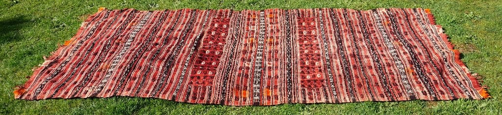 Rare Ancien Tapis Kilim pour Corridor, Antiquités & Art, Enlèvement ou Envoi