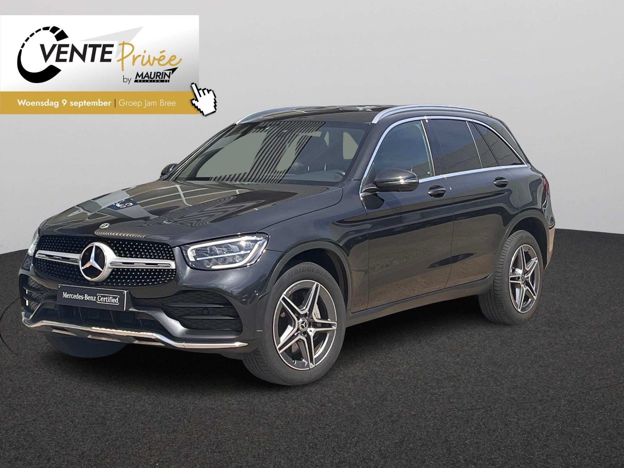 Mercedes-Benz GLC 300 de 4MATIC (automatique), Autos, Mercedes-Benz, Argent ou Gris, 143 kW, Euro 6, 2000 kg