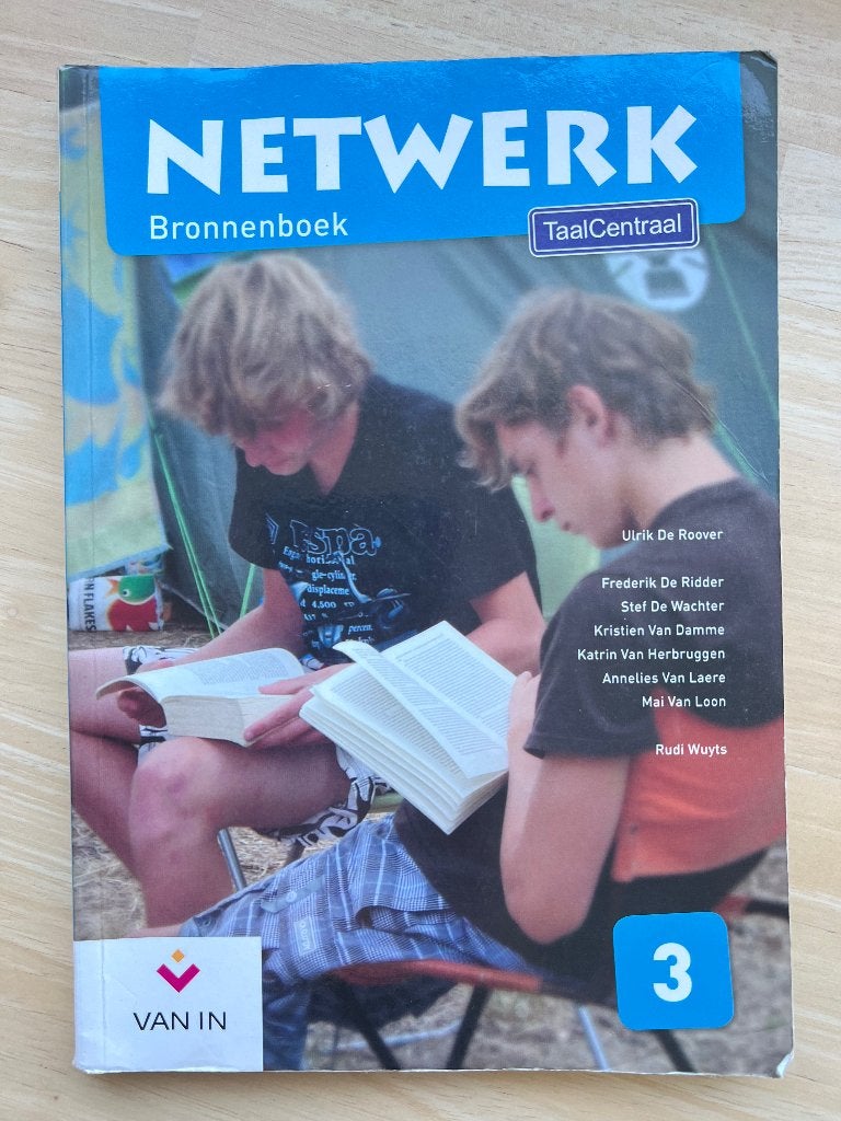 Netwerk TaalCentraal 3 Bronnenboek, Boeken, Ophalen, Gelezen, ASO, Nederlands