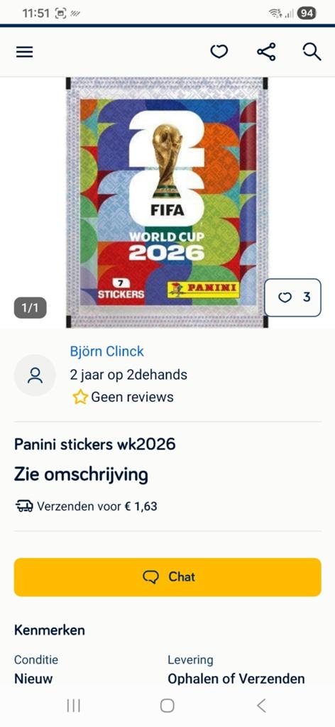 Panini stickers WK 2026, Hobby en Vrije tijd, Stickers en Plaatjes, Ophalen of Verzenden