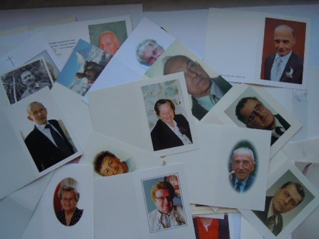 79 Doodsprentjes Vilvoorde en omstreken tussen 1980 - 2018, Verzamelen, Bidprentjes en Rouwkaarten, Ophalen of Verzenden, Rouwkaart